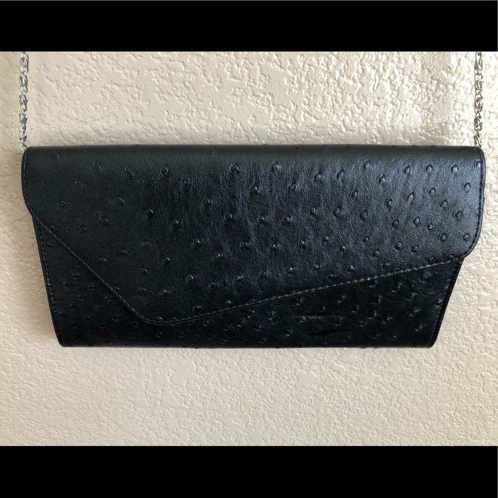 Forever 21 small black clutch